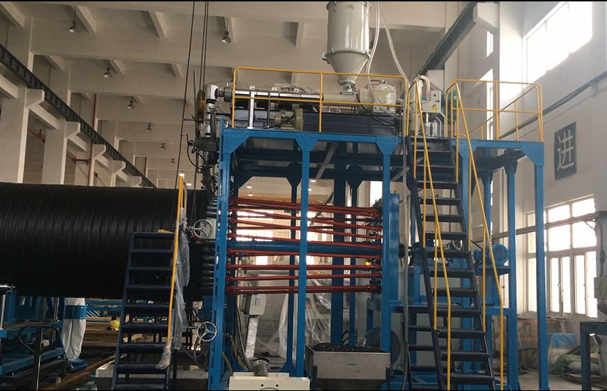 Production of Large Diameter HDPE Winding Pipe